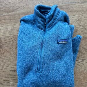 Patagonia Men’s Teal Blue Half-Zip Pullover
